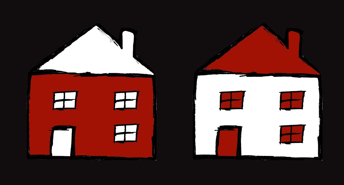 two houses