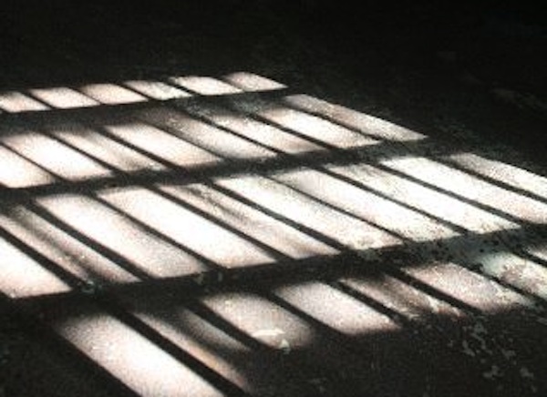 Prison bars: pic from Flickr by Jason Nahrung