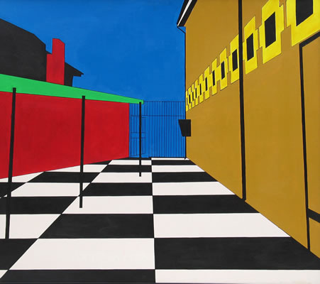 Koestler Trust exhibition (The Yard 2030 – Maghaberry Prison, Northern Ireland, Commended for Oil/Acrylic Painting 2007)