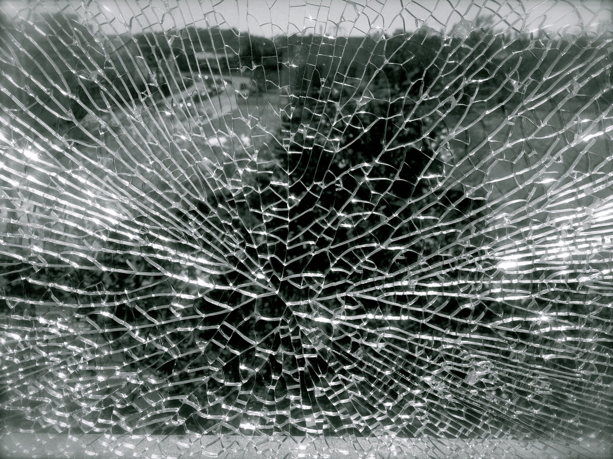 Broken window, from Flickr by Lynn Friedmann