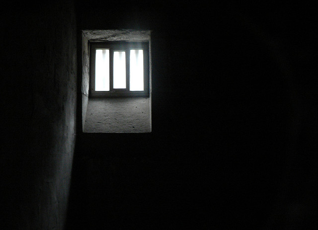 Prison window, flickr under creative comms