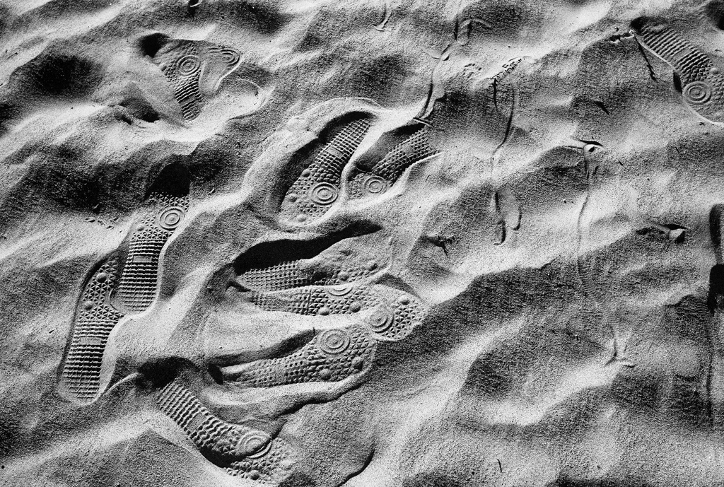 Footprints, from Flickr under creative comms licence  Susan Sermoneta