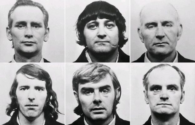 The Birmingham Six who spent 16 years in prison wrongly accused of the attacks