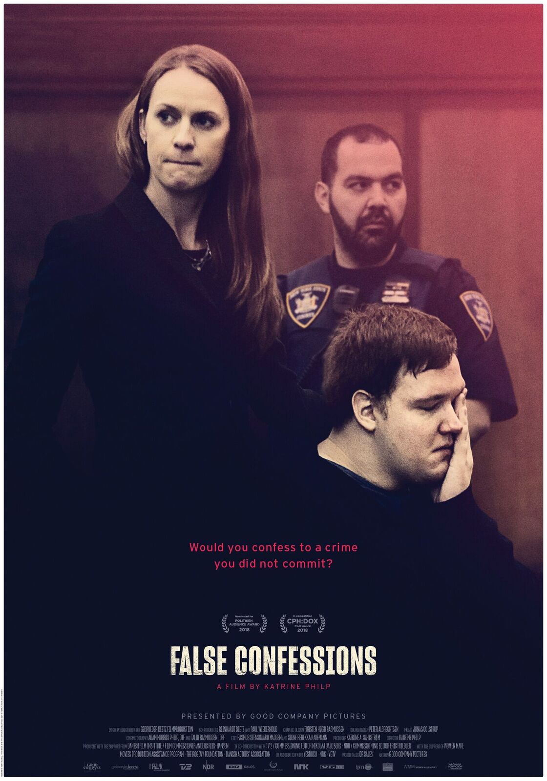 False confessions poster: exploring why innocent people confess to crime they didn't commit