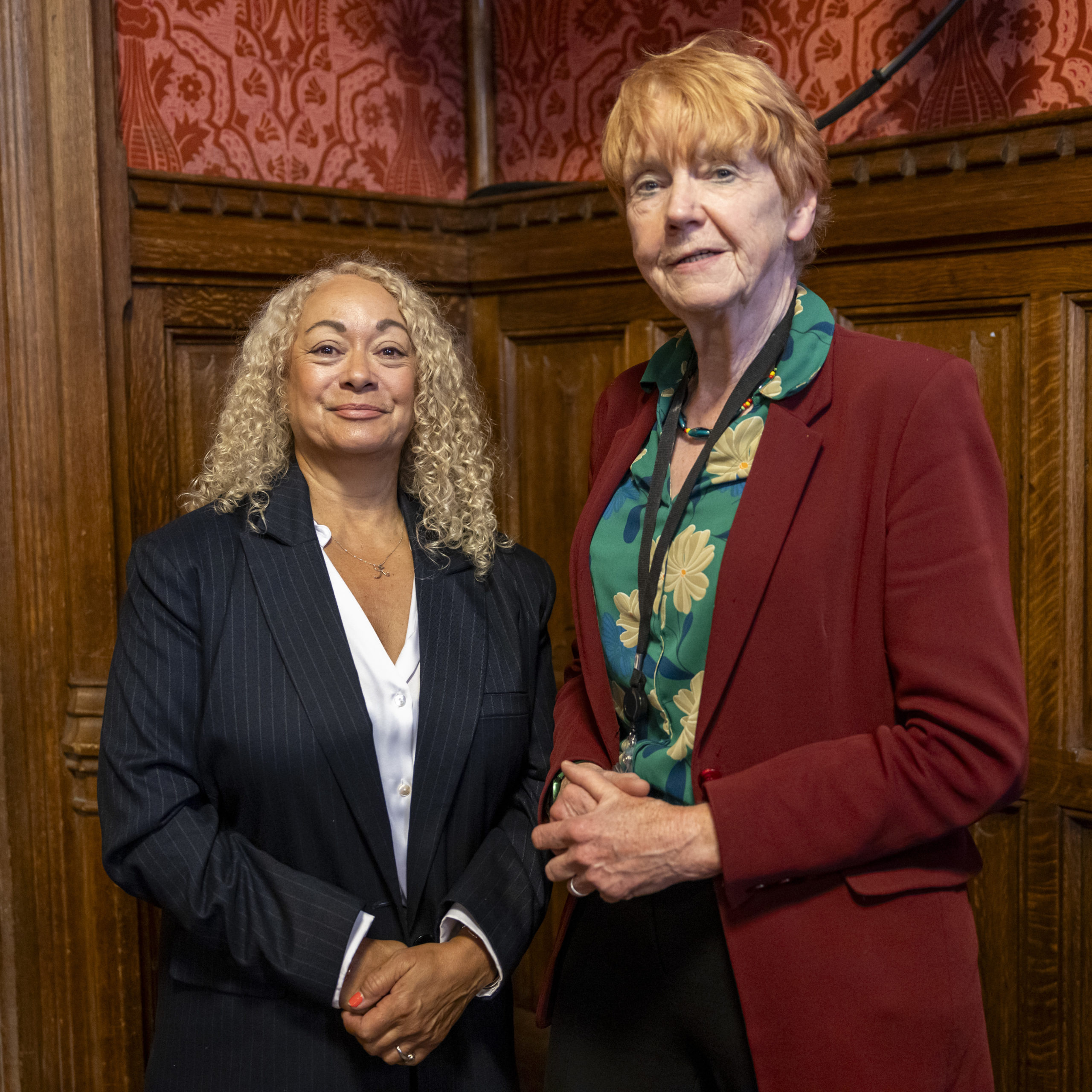 Kim Johnson MP and Dame Vera Baird DBE KC Interim Chair of the Criminal Cases Review Commission. Photo: Andy Aitchison