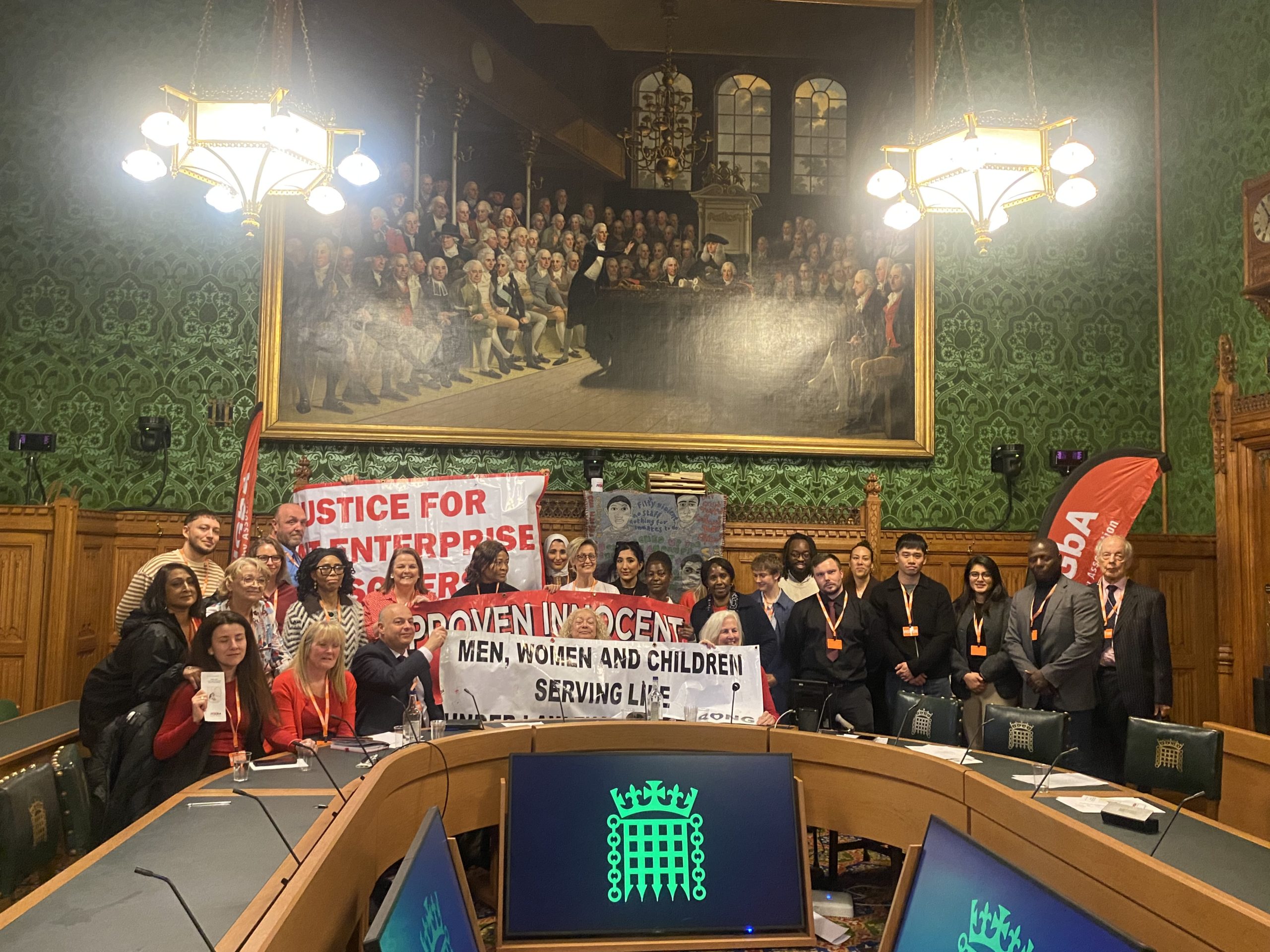 Joint Enterprise campaigners join Kim Johnson MP in parliament to launch their latest effort to change the law